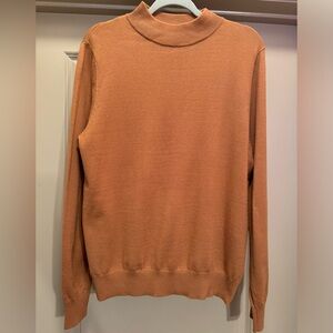 JEFF Brown Tan Knit Sweater size L